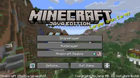 Java Edition 25w31a.png: Infobox image for Minecraft 25w31a the version in Minecraft