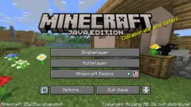 Java Edition 25w35a.png: Infobox image for Minecraft 25w35a the version in Minecraft