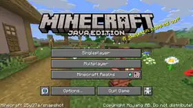 Java Edition 25w37a.png: Infobox image for Minecraft 25w37a the version in Minecraft