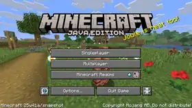 Java Edition 25w41a.png: Infobox image for Minecraft 25w41a the version in Minecraft
