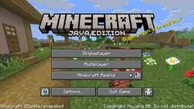Java Edition 25w44a.png: Infobox image for Minecraft 25w44a the version in Minecraft