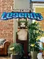 A statue of a jolly llama at the Minecraft Legends launch party.[1]