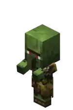 Jungle Baby Zombie Villager Base.png: Infobox image for Zombie Villager the entity in Minecraft