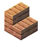 Jungle Wood Stairs (inventory) MCE.png: Infobox image for Jungle Wood Stairs the block in Minecraft