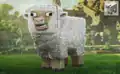 Concept art of a white sheep.