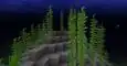 Naturally generated kelp in an ocean biome.