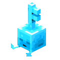 Diamond key golem sleeping.