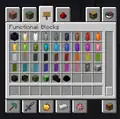 Kingbdogz showing dragon eggs and illager banners in Creative inventory.