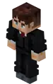 Brandon Pearce's Minecraft skin (Without the cape).