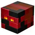 Lego Minecraft Magma cube.