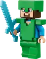 Steve in green dyed leather armor