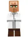 Lego Minecraft librarian villager minifigure.