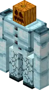 Largericygolemcracked.png: Infobox image for Larger Icy Golem the story mode mob in Minecraft