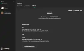 Launcher 2.1.5387.png: Infobox image for 2.1.5385/2.1.5386/2.1.5387 the version in Minecraft