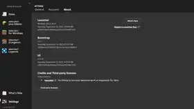 Launcher 2.10.25.png: Infobox image for 2.10.25 the version in Minecraft