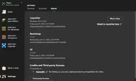 Launcher 2.3.324.png: Infobox image for 2.3.324 the version in Minecraft