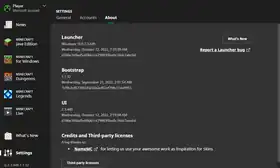 Launcher 2.3.449.png: Infobox image for 2.3.449 the version in Minecraft