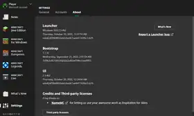 Launcher 2.3.462.png: Infobox image for 2.3.462 the version in Minecraft