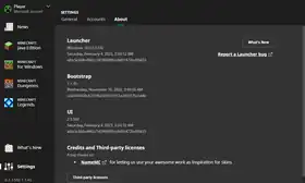 Launcher 2.3.592.png: Infobox image for 2.3.592 the version in Minecraft