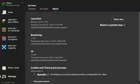 Launcher 2.3.619.png: Infobox image for 2.3.619 the version in Minecraft