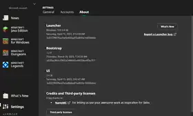 Launcher 2.4.36.png: Infobox image for 2.4.36 the version in Minecraft