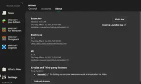 Launcher 2.4.4.png: Infobox image for 2.4.4 the version in Minecraft
