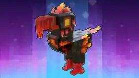 Lava Bird Screenshot MCL.png: Infobox image for Lava Bird the legends skin in Minecraft