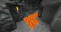 Diamond ore near Lava.