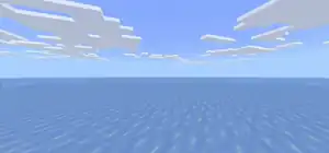 Naturally generated ice in a legacy frozen ocean.