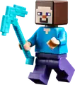 Steve with diamond pickaxe