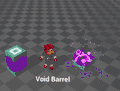 A barrel of explosive void.