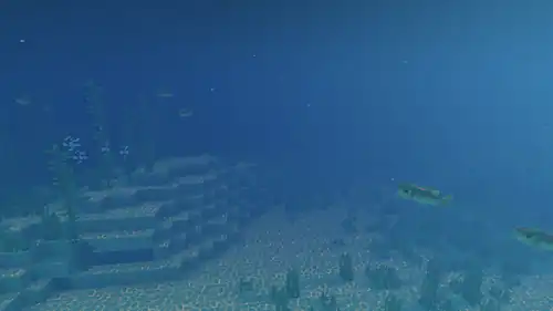 Lukewarm Ocean Vibrant Visuals.png: Infobox image for Ocean biomes the biome in Minecraft