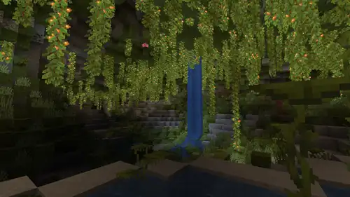 Lush Cave.png: Infobox image for Lush Caves the biome in Minecraft