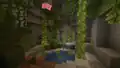 Lush cave in MINECON.