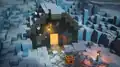 MCD Ice Cabin (Entrance).png: Infobox image for Ice Cabin the dungeons mission in Minecraft
