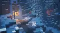 MCD Ice Caves (Entrance).png: Infobox image for Ice Cave the dungeons mission in Minecraft