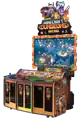The four player arcade cabinet.
