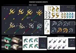 Hidden Depths weapon concept art.