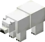 MCE Polar Bear Blink.png: Infobox image for Polar Bear the entity in Minecraft