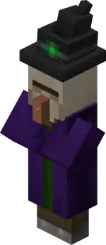 MCE Witch Blink.png: Infobox image for Witch the entity in Minecraft
