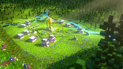 MCL Overworld.png: Infobox image for Overworld the location in Minecraft