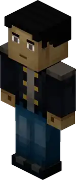 MCSM2 Bob (Dark Skinned).png: Infobox image for Bob the character in Minecraft
