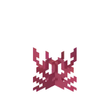 A pink coral in Minecraft: Story Mode