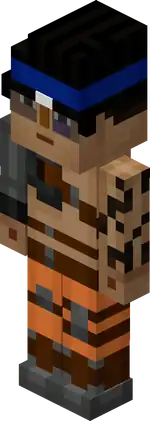 MCSM2 Radar (Guest, Armored, Blackeye).png: Infobox image for Radar the character in Minecraft
