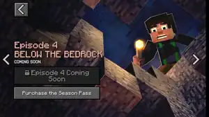 MCSMS2 EP4.jpg: Infobox image for Below the Bedrock the episode in Minecraft