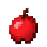 An apple as it appeared in Minecraft: Story Mode