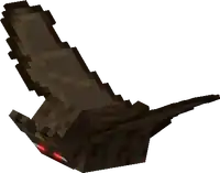MCSM_Bat_(Red_Eyed).png: Infobox image for Bat the story mode mob in Minecraft