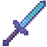 MCSM Diamond Katana (Enchanted).png: Infobox image for Diamond Katana the story mode item in Minecraft