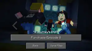 MCSM EP8.jpg: Infobox image for A Journey's End? the episode in Minecraft