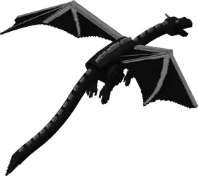 MCSM Ender Dragon (Back).png: Infobox image for Ender Dragon the story mode mob in Minecraft